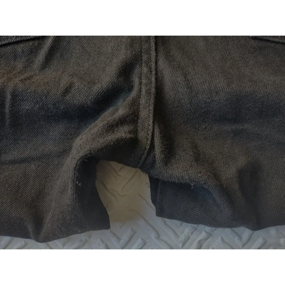 Rustler Denim Straight Jeans Men's 36x29 Black 4-Pocket 100% Cotton ~ Great! - Picture 5 of 9